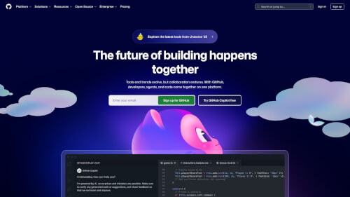 Generated screenshot of the GitHub website with the ApiFlash API.