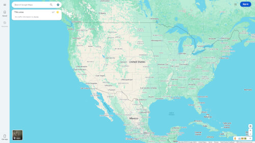 Rendering of Google Maps with our screenshot API.