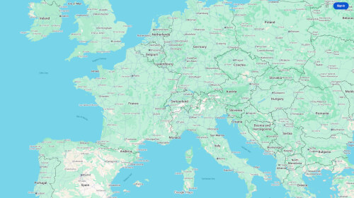Screenshot capture of Google Maps at a specific location through our screenshot API.
